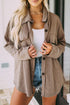 khaki-oversize-textured-knit-button-front-shacket