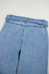 blue wide leg jeans