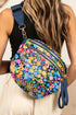 floral crossbody bag
