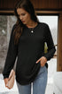 black long sleeve top