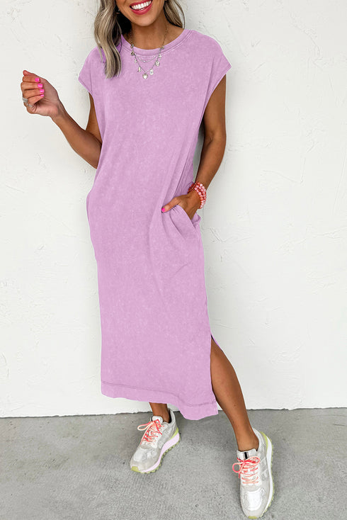 short sleeve t shirt maxi dress