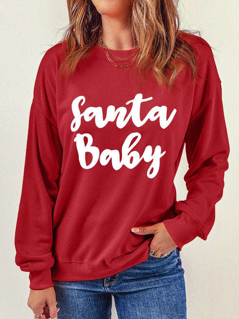 fiery-red-santa-baby-print-crew-neck-pullover-sweatshirt