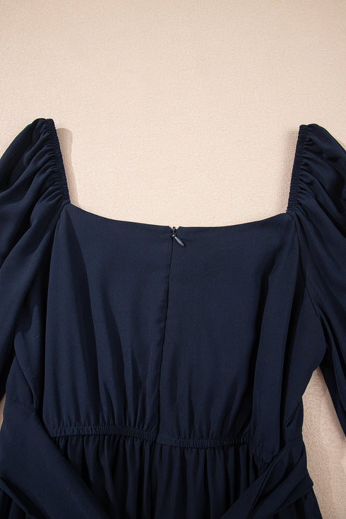 Square Neck Mini Dress