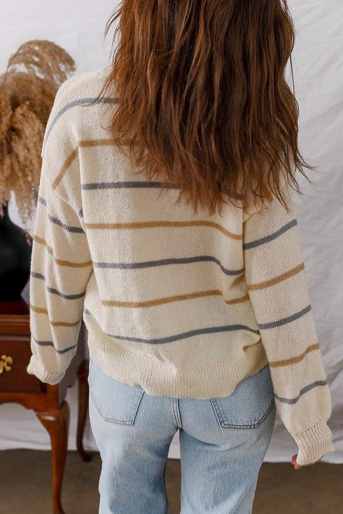 striped cardigan womens