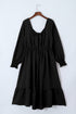 black plus size dress