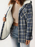 blue-plaid-pattern-sherpa-lined-hooded-shacket