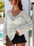 white-hollow-out-crochet-v-neck-pullover-sweater