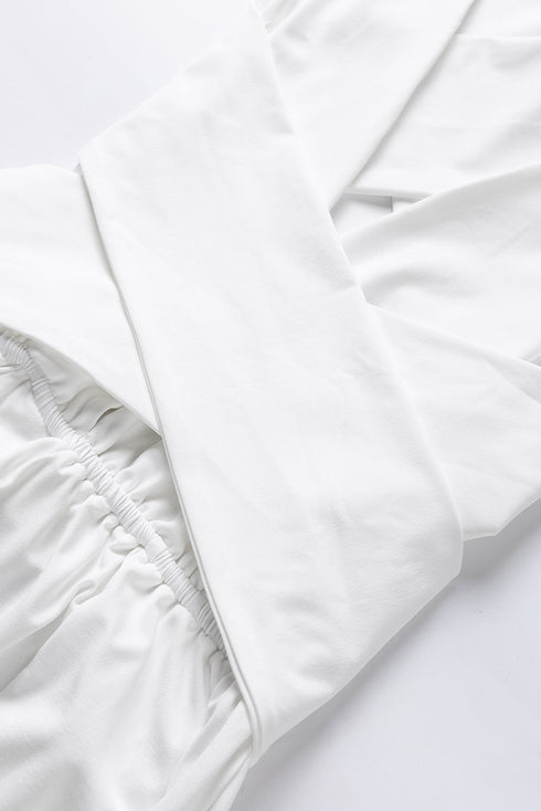 elegant-solid-deep-v-neck-split-dress