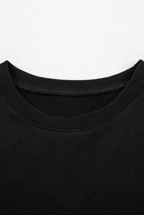 varsity sweatshirt skirt set