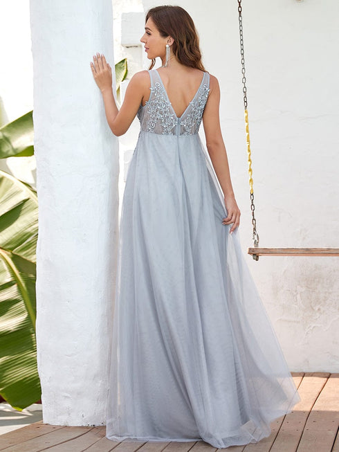 Elegant A-line Maternity Gown