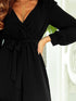Elegant Black Wide Leg Jumpsuit with Chic Back Cutout