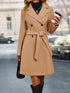 Elegant Double Breasted Trench Coat Timeless Lapel Coat