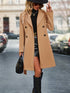 Elegant Double Breasted Trench Coat Timeless Lapel Coat