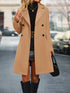 Elegant Double Breasted Trench Coat Timeless Lapel Coat