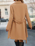Elegant Double Breasted Trench Coat Timeless Lapel Coat