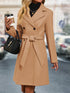 Elegant Double Breasted Trench Coat Timeless Lapel Coat