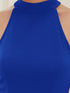 Elegant Halter Neck Sleeveless Pencil Evening Gown