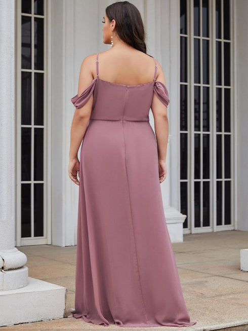 Elegant Plus Size Bridesmaid Gowns with Sweetheart Neckline