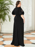 Elegant Plus Size Sparkling Bodycon Maxi Mermaid Evening Gown