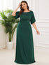 Elegant Plus Size Sparkling Bodycon Maxi Mermaid Evening Gown