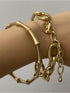 Elegant Punk Alloy Bracelet Set for Women - Silver/Gold