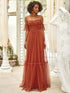 Elegant Strapless A Line Evening Gown with Cascading Ruffles