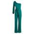 Enticing Slim High Waist One Shoulder Jumpsuit