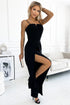 Enticing Slim High Waist One Shoulder Jumpsuit