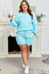 plus size short set