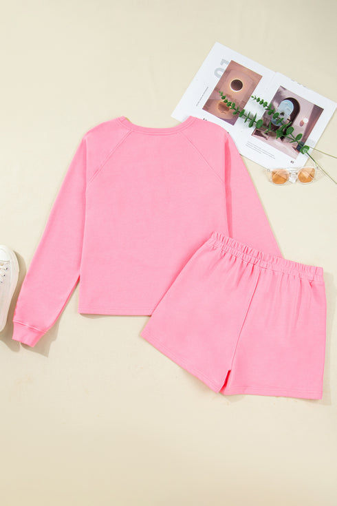 sweatshirt and shorts