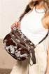 cow print crossbody bag
