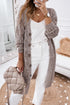 openwork knit cardigan