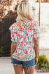 short sleeve blouses for women