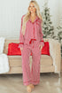 striped pajama set