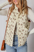 floral print vest