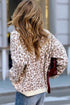 womens leopard cardigan