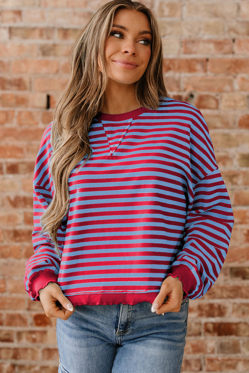 stripe sweatshirt