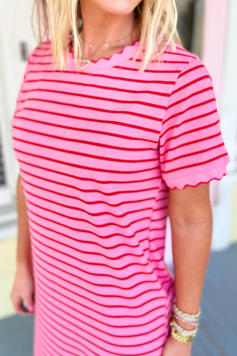Rose Stripe dress
