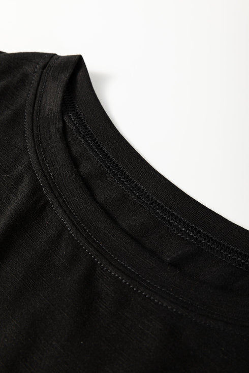 long sleeve patchwork top