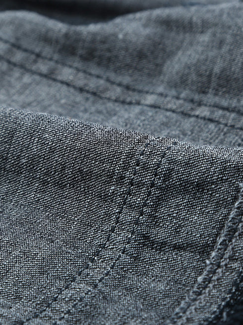 drawstring-high-waist-denim-shorts-with-pockets