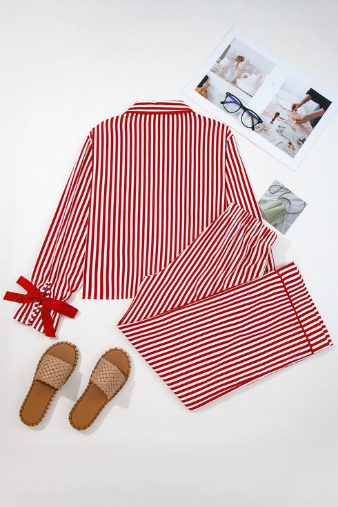 striped pajama set