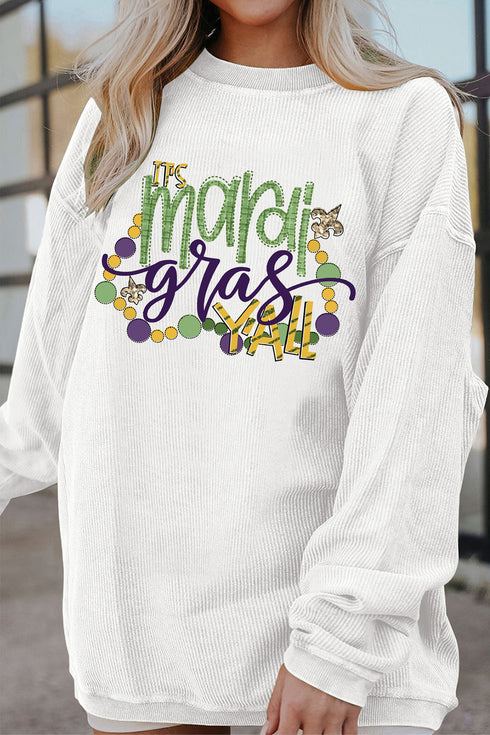 mardi gras sweatshirt