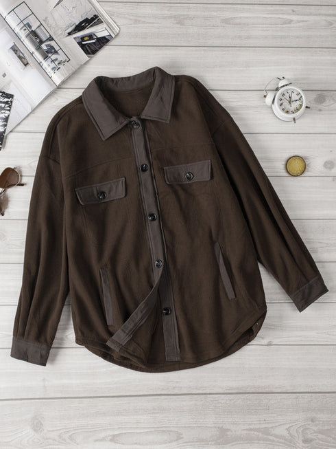 brown-turn-down-collar-buttoned-shirt-jacket