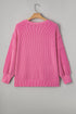 plus size ribbed long sleeve top