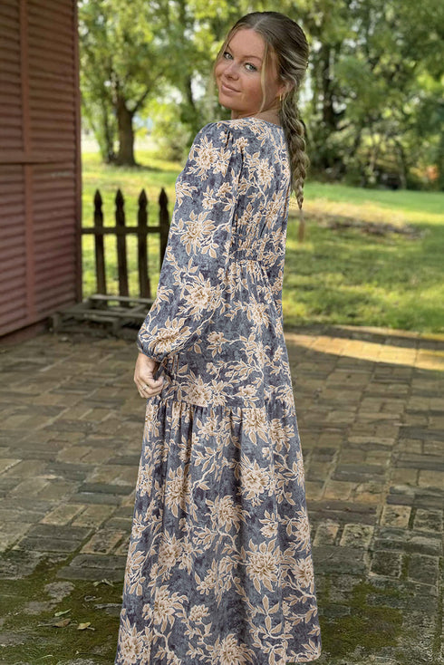 floral maxi dress