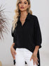 womens-blouses-satin-commute-solid-color-v-neck-long-sleeved-blouse