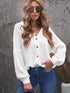 womens-blouses-cotton-linen-button-balloon-sleeve-blouse