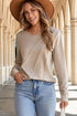 solid long sleeve top