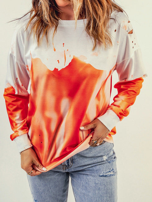 womens-hoodies-tie-dye-printed-long-sleeve-round-neck-hoodies