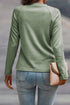 solid color long sleeve top